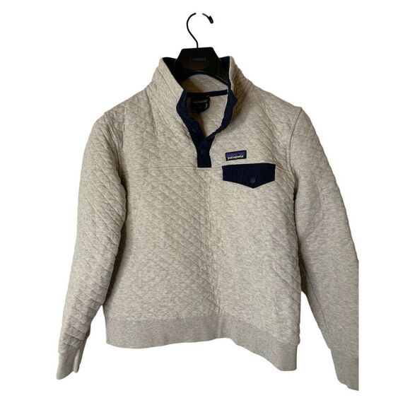 Patagonia Sweaters - Patagonia organic cotton quilt snap-t pullover women's size small 25282